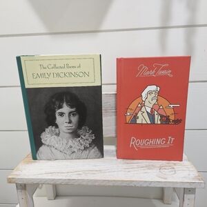 Mark Twain & Emily Dickinson Book Duo
